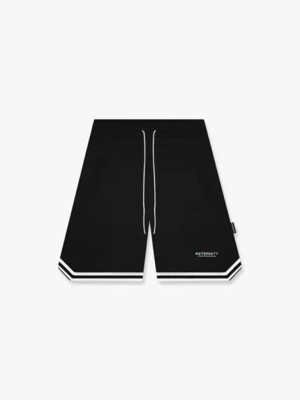 Reternity Pleated Chino Shorts - Black