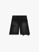 Reternity Essential Denim Cargo - Washed Black