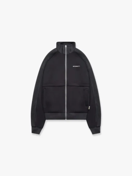 STUDIO REVERSIBLE TRACK JACKET - BLACK